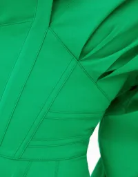 Minihemdkleid aus Popelin mit Corsage-Detail